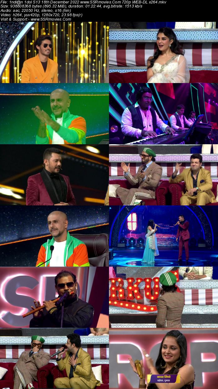 Indian Idol S13 18th December 2022 720p 480p WEB-DL x264 300MB Download