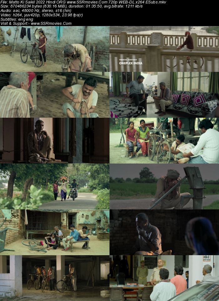 Matto Ki Saikil 2022 Hindi ORG 1080p 720p 480p WEB-DL x264 ESubs Full Movie Download
