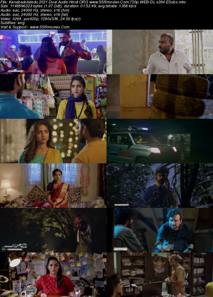 Kanabadutaledu 2021 Dual Audio Hindi ORG 1080p 720p 480p WEB-DL x264 ESubs Full Movie Download