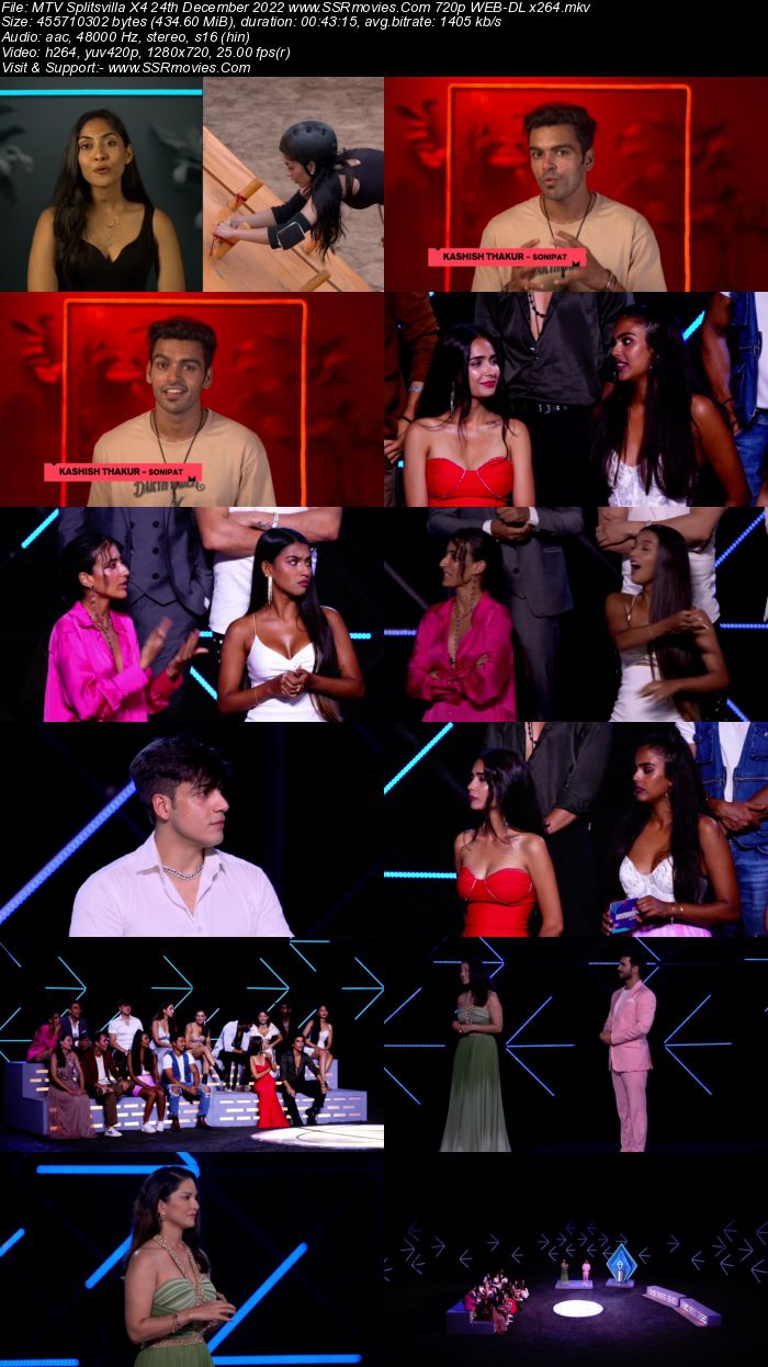 Splitsvilla S14 24th December 2022 720p 480p WEB-DL x264 200MB Download