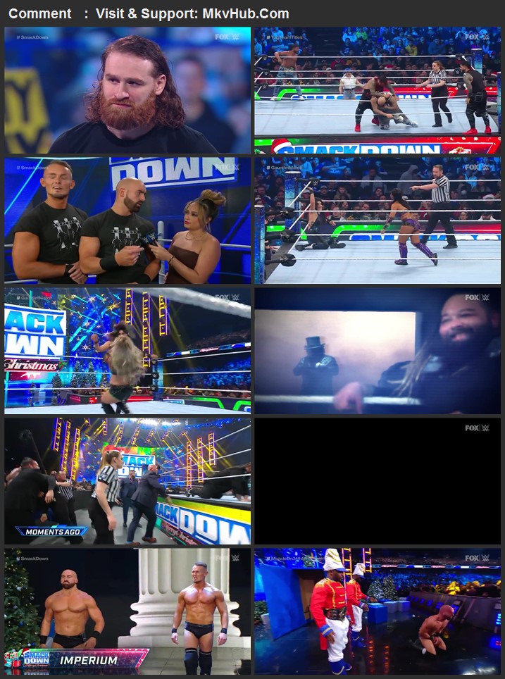 WWE Friday Night SmackDown 23rd December 2022 720p WEBRip x264 800MB Download