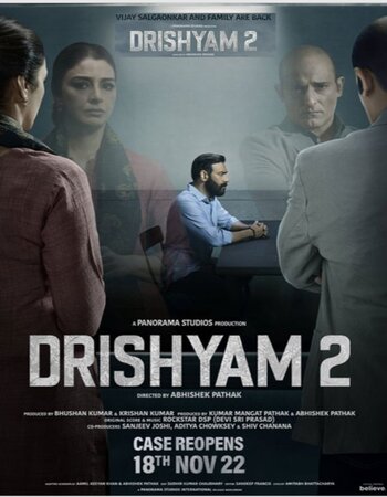 Drishyam 2 2022 Hindi ORG 1080p 720p 480p WEB-DL x264 ESubs Full Movie Download