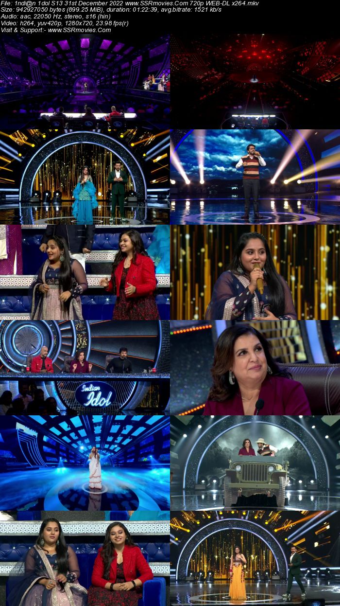 Indian Idol S13 31st December 2022 720p 480p WEB-DL x264 300MB Download