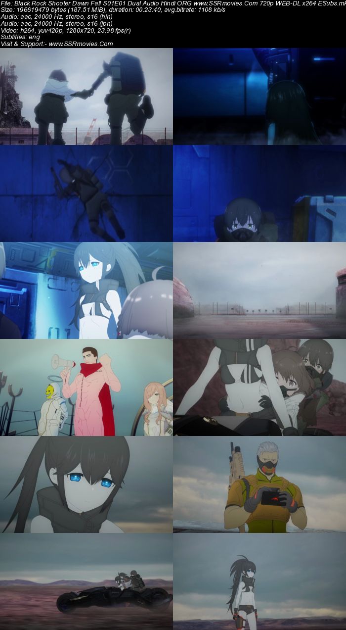 Black Rock Shooter: Dawn Fall 2022 S01 Complete Dual Audio Hindi ORG 720p 480p WEB-DL x264 ESubs Download