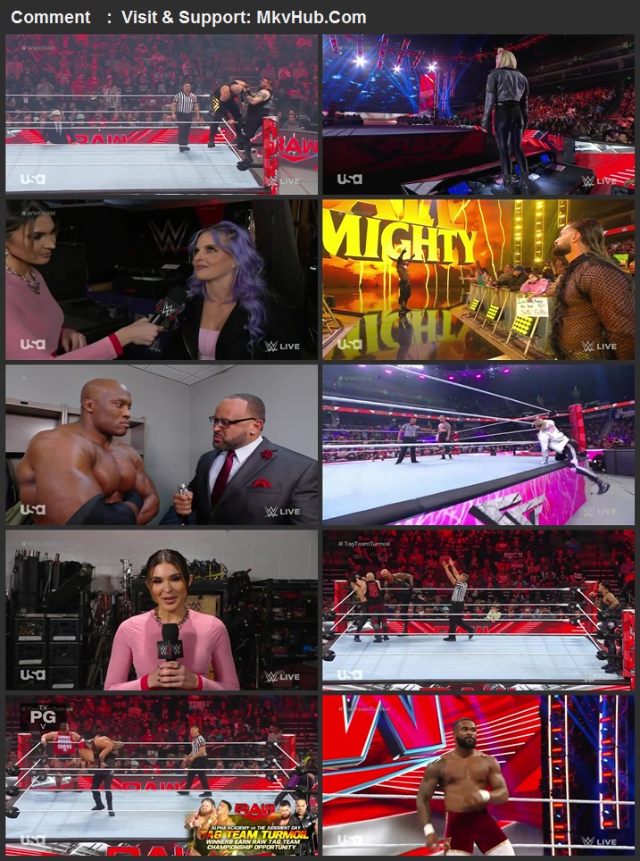 WWE Monday Night Raw 9th January 2023 720p WEBRip x264 1.2GB Download