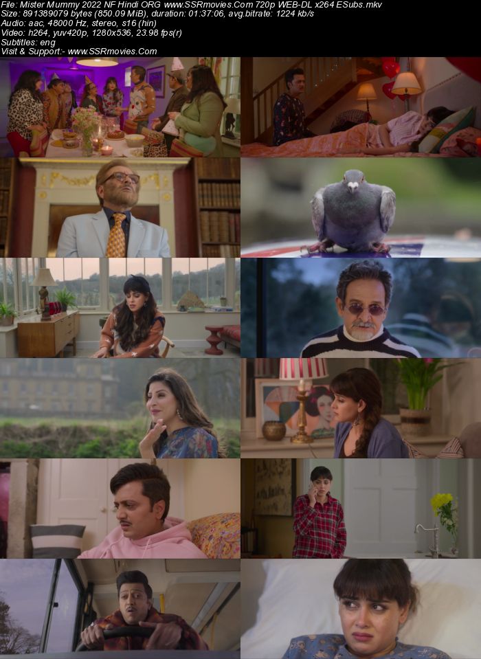 Mister Mummy 2022 Hindi ORG 1080p 720p 480p WEB-DL x264 ESubs Full Movie Download