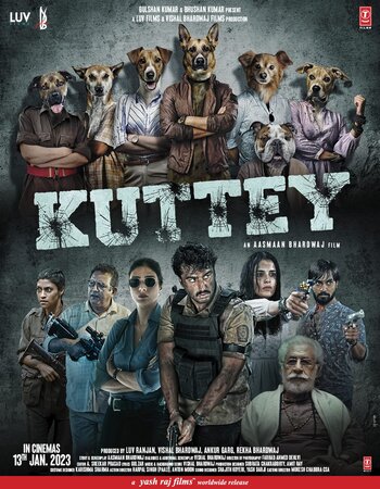 Kuttey 2023 Hindi (ORG-CAM) 1080p 720p 480p Pre-DVDRip x264 ESubs Full Movie Download