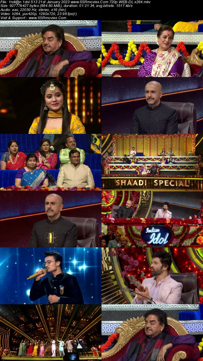 Indian Idol S13 21st January 2023 720p 480p WEB-DL x264 300MB Download