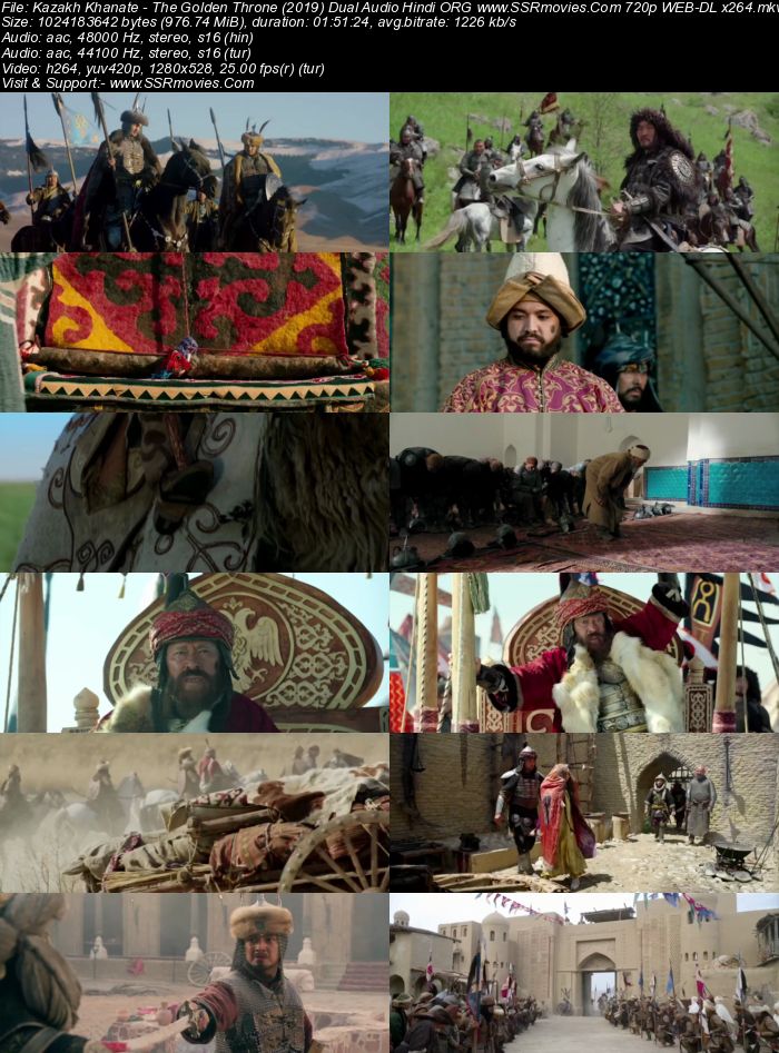 Kazakh Khanate: The Golden Throne 2019 Dual Audio Hindi ORG 720p 480p WEB-DL x264 ESubs Full Movie Download