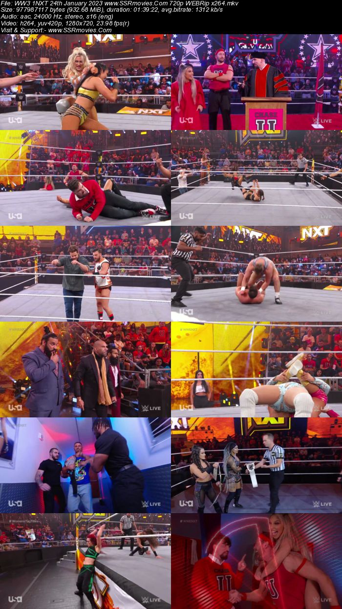 WWE NXT 2.0 24th January 2023 720p 480p HDTV x264 400MB Download