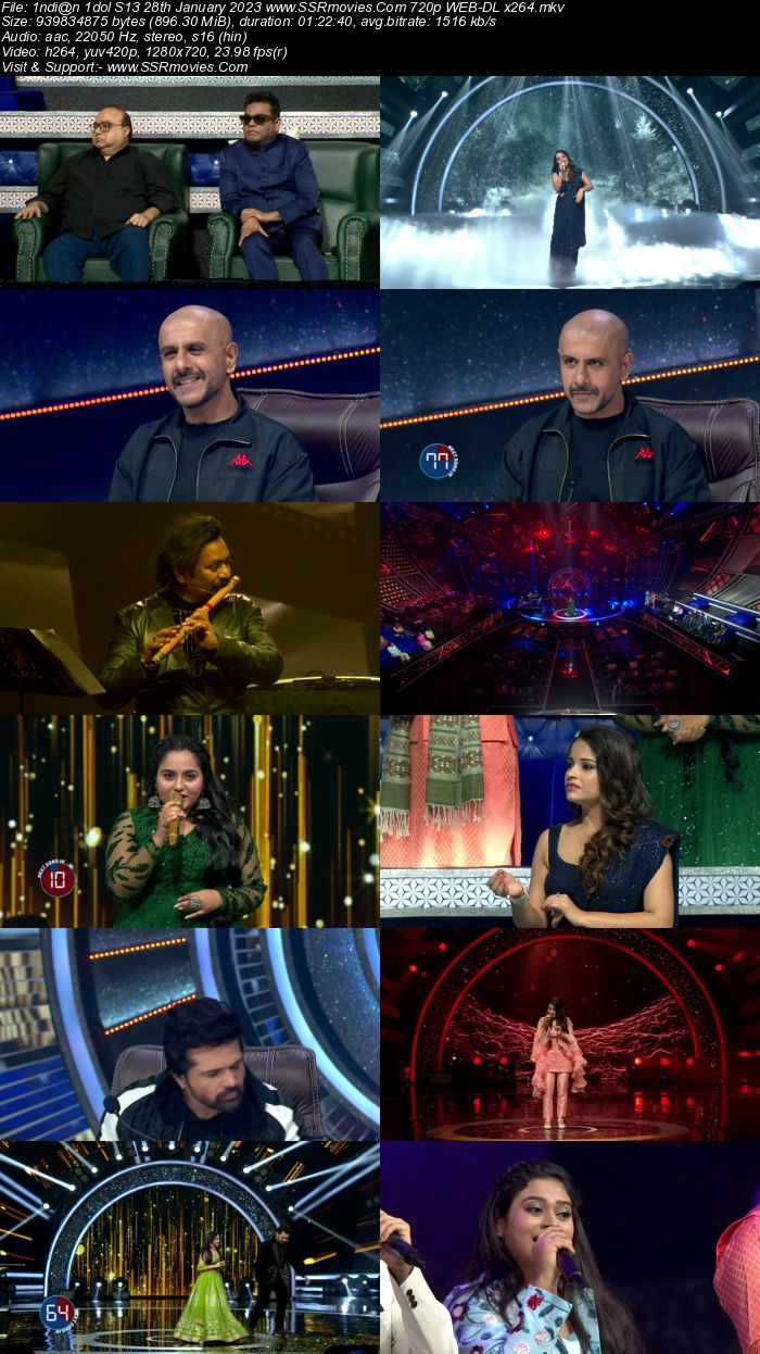 Indian Idol S13 28th January 2023 720p 480p WEB-DL x264 300MB Download