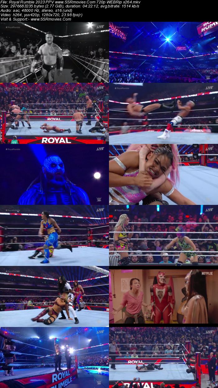 WWE Royal Rumble 2023 PPV 1080p 720p 480p WEBRip x264 Download