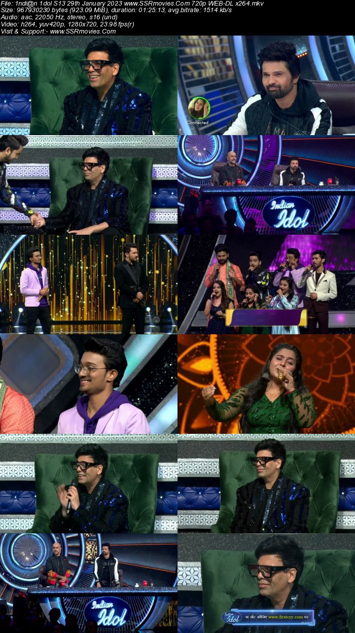 Indian Idol S13 29th January 2023 720p 480p WEB-DL x264 300MB Download