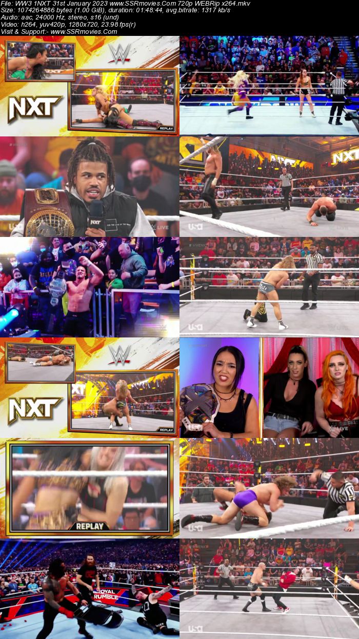 WWE NXT 2.0 31st January 2023 720p 480p HDTV x264 400MB Download