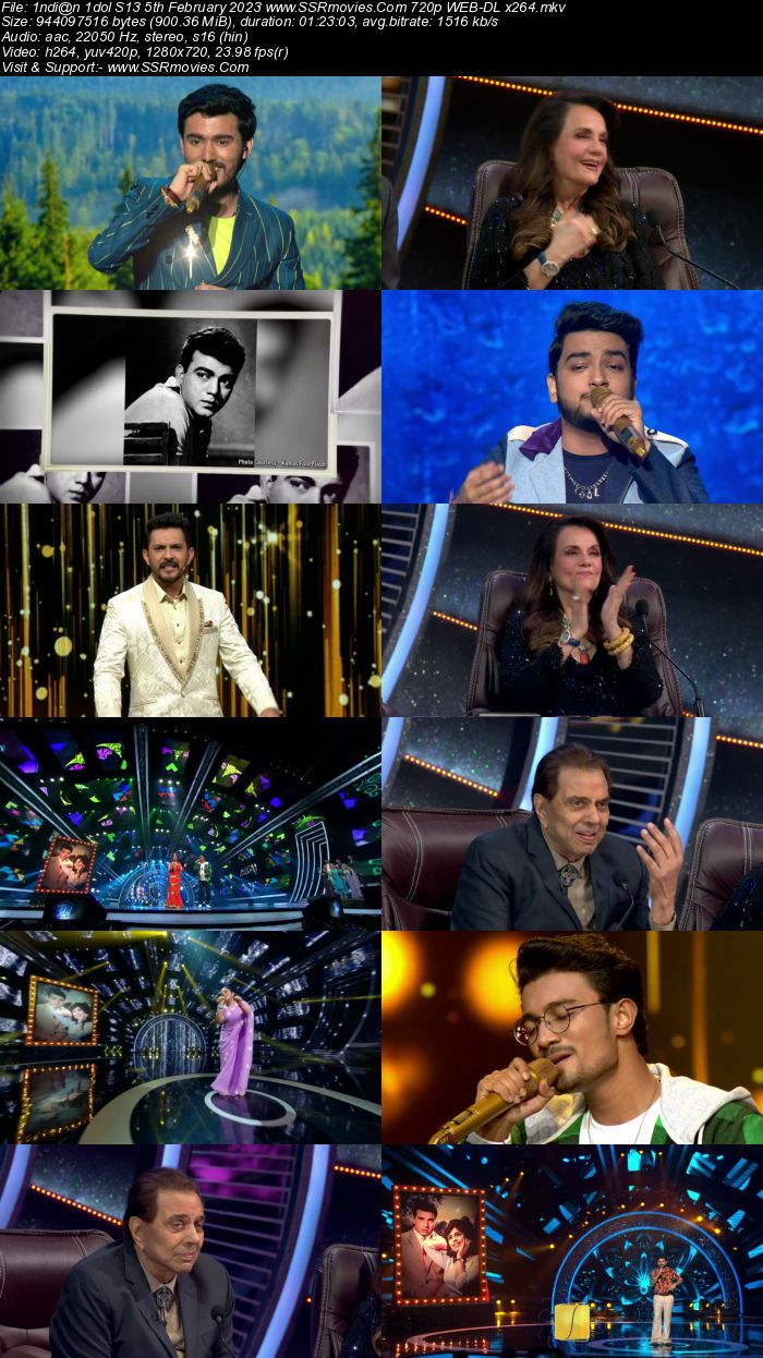 Indian Idol S13 5th February 2023 720p 480p WEB-DL x264 350MB Download