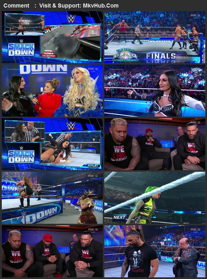 WWE Friday Night SmackDown 3rd February 2023 720p WEBRip x264 850MB Download