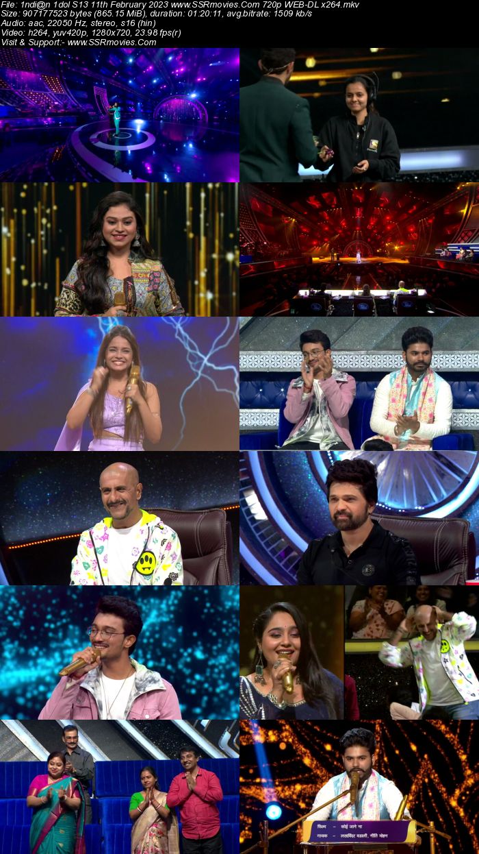 Indian Idol S13 11th February 2023 720p 480p WEB-DL x264 350MB Download