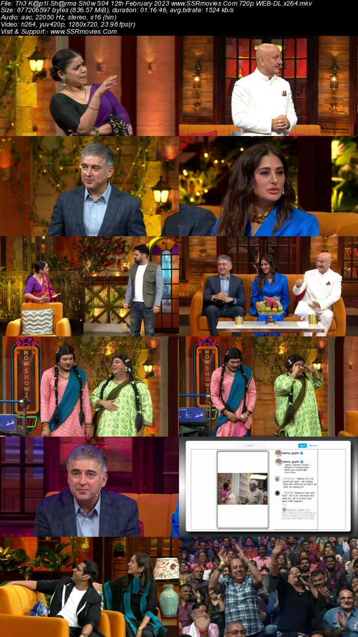 The Kapil Sharma Show S04 12th February 2023 720p 480p WEB-DL x264 Download