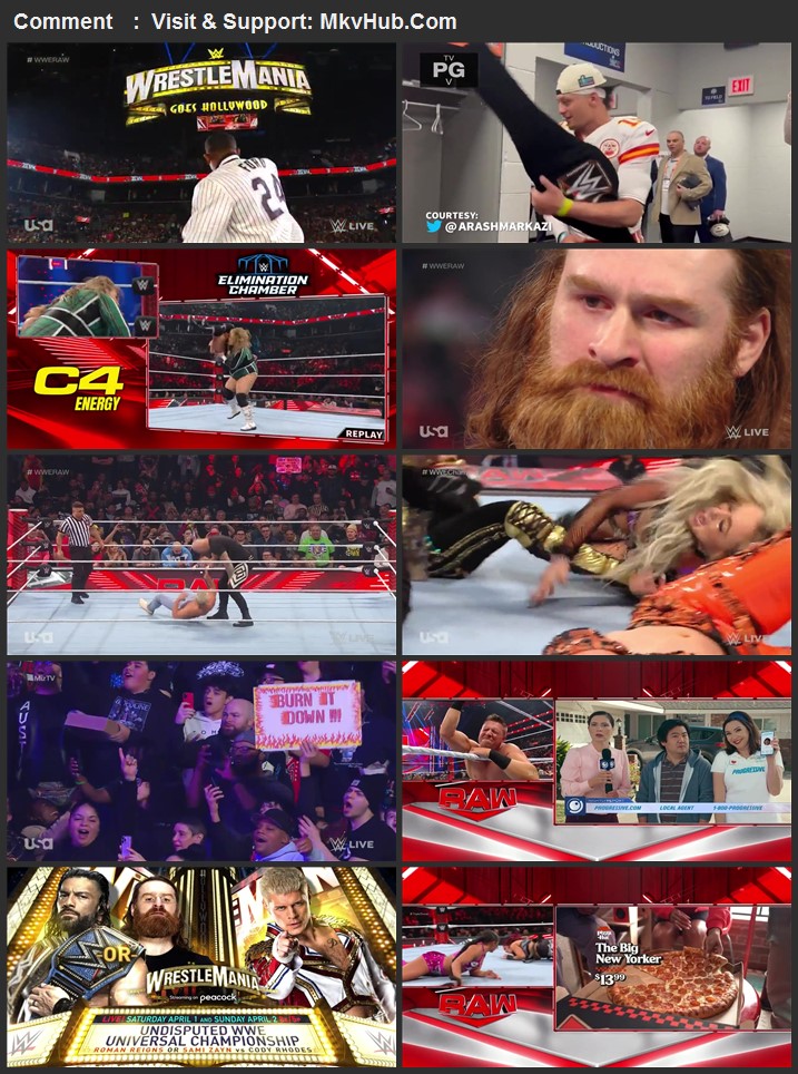 WWE Monday Night Raw 13th February 2023 720p WEBRip x264 1.3GB Download