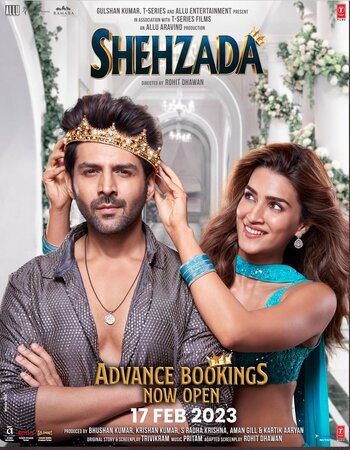 Shehzada 2023 Hindi 1080p 720p 480p Pre-DVDRip x264 ESubs Full Movie Download