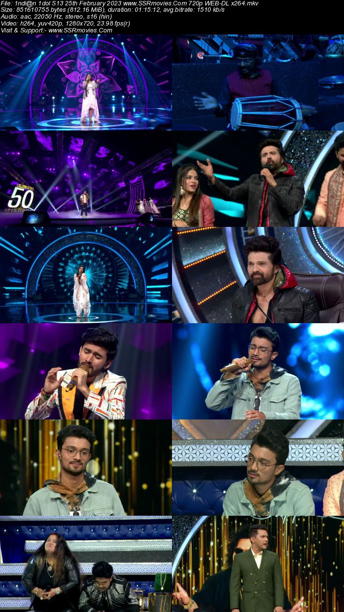 Indian Idol S13 25th February 2023 720p 480p WEB-DL x264 350MB Download