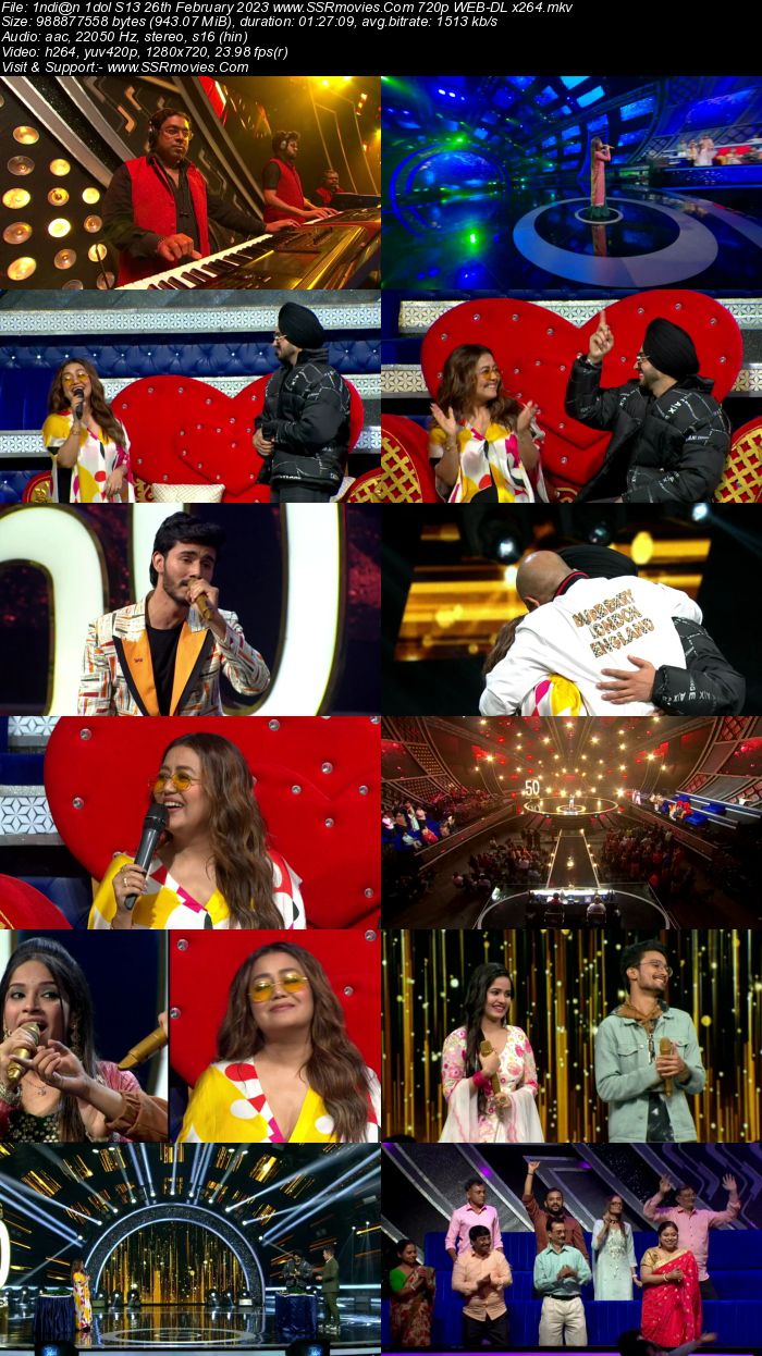 Indian Idol S13 26th February 2023 720p 480p WEB-DL x264 350MB Download