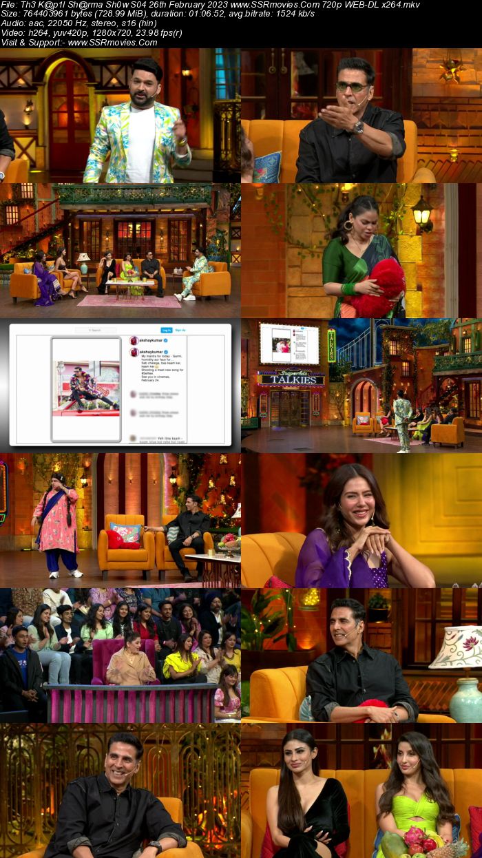The Kapil Sharma Show S04 26th February 2023 720p 480p WEB-DL x264 Download