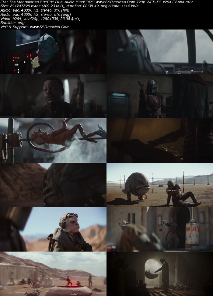 The Mandalorian S01 Completed Dual Audio Hindi ORG 720p 480p WEB-DL x264 ESubs Download