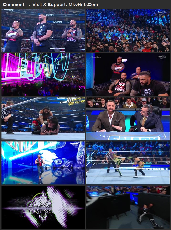 WWE Friday Night SmackDown 3rd March 2023 720p WEBRip x264 800MB Download