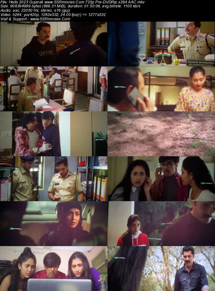 Hello 2023 Gujarati 1080p 720p 480p Pre-DVDRip x264 Full Movie Download
