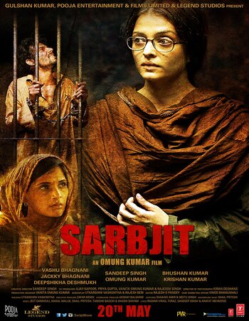 Sarbjit 2016 Hindi ORG 1080p 720p 480p WEB-DL x264 ESubs Full Movie Download