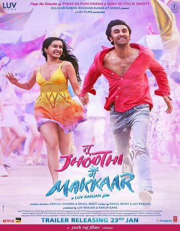 Tu Jhoothi Main Makkaar 2023 Hindi 1080p 720p 480p HQ DVDScr x264 Full Movie Download
