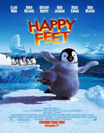 Happy Feet 2006 Dual Audio [Hindi-English] 720p BluRay x264 ESubs Download