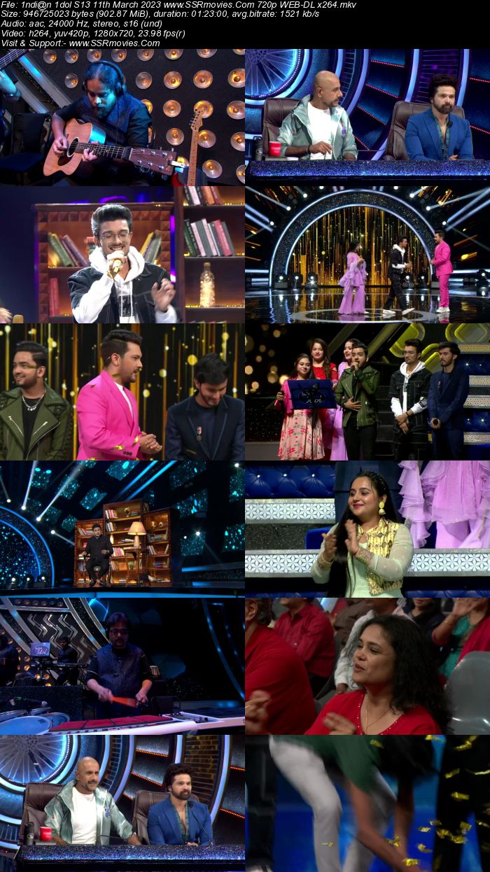 Indian Idol S13 11th March 2023 720p 480p WEB-DL x264 350MB Download