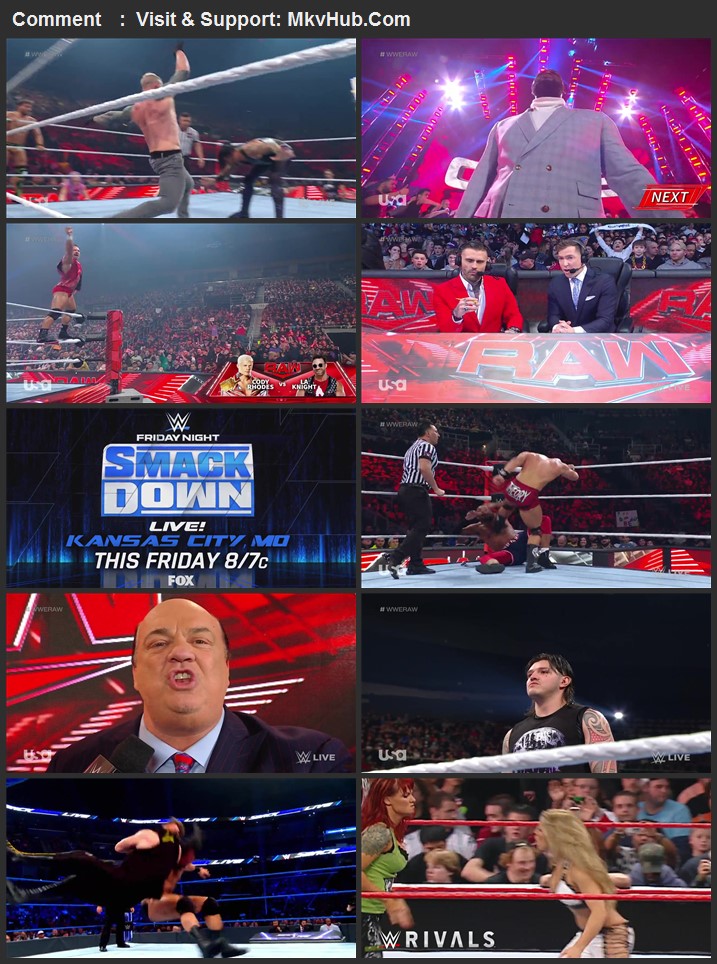 WWE Monday Night Raw 13th March 2023 720p WEBRip x264 1.2GB Download