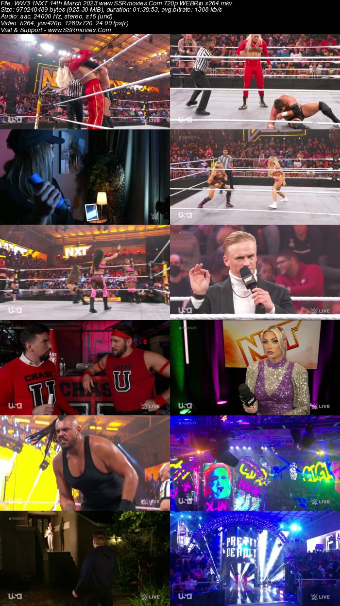 WWE NXT 14th March 2023 720p 480p WEBRip x264 Download