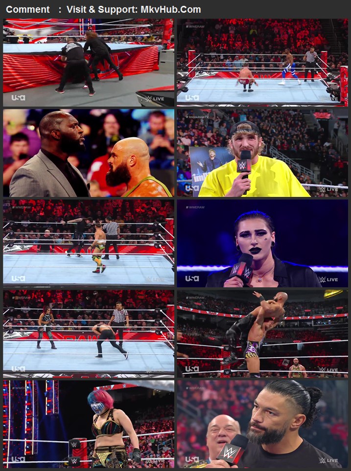 WWE Monday Night Raw 20th March 2023 720p WEBRip x264 1.1GB Download