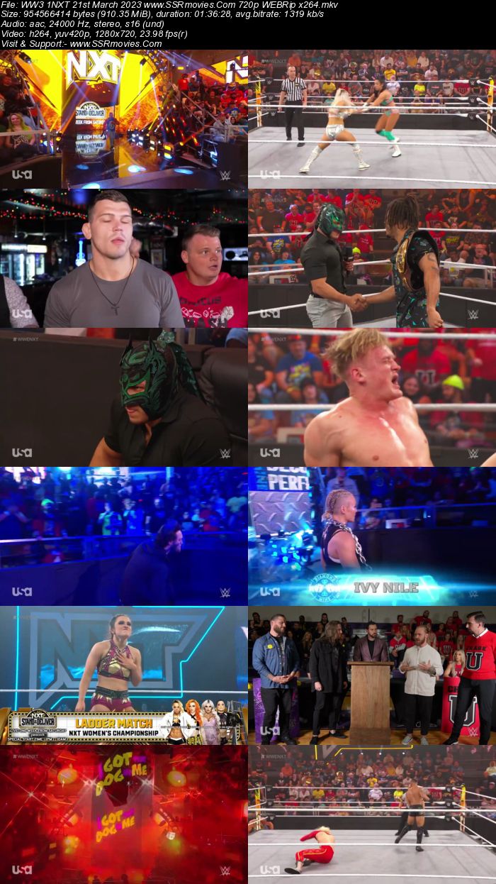 WWE NXT 21st March 2023 720p 480p WEBRip x264 Download