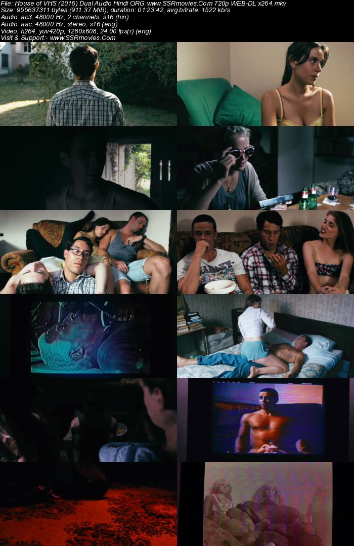 House of VHS 2016 Dual Audio Hindi ORG 720p 480p WEB-DL x264 ESubs Full Movie Download