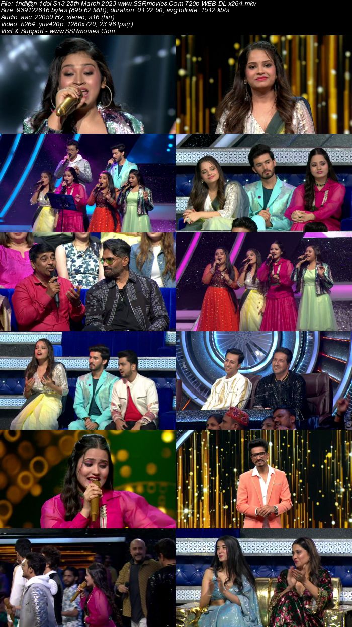 Indian Idol S13 25th March 2023 720p 480p WEB-DL x264 350MB Download