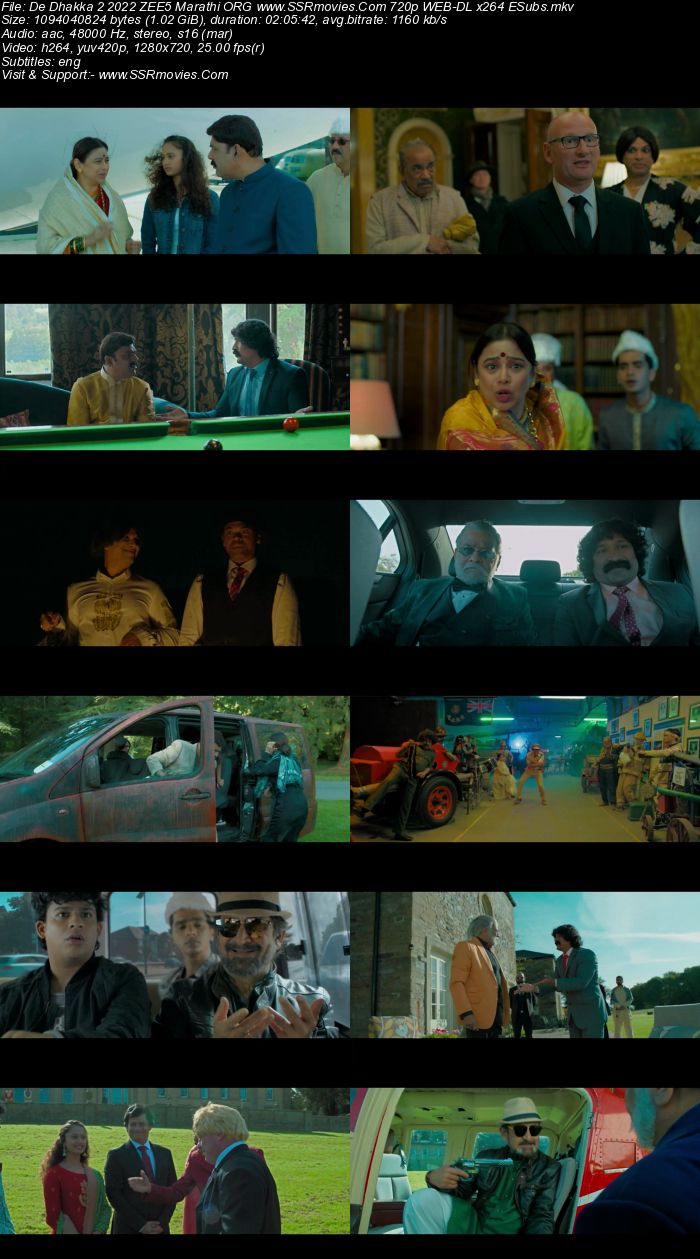 De Dhakka 2 2022 Marathi ORG 1080p 720p 480p WEB-DL x264 ESubs Full Movie Download