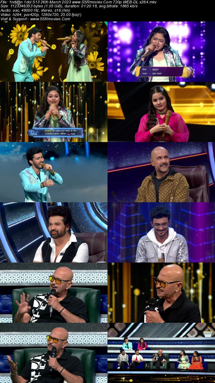 Indian Idol S13 26th March 2023 720p 480p WEB-DL x264 350MB Download