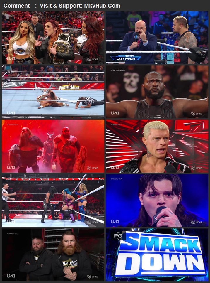 WWE Monday Night Raw 27th March 2023 720p WEBRip x264 1.2GB Download