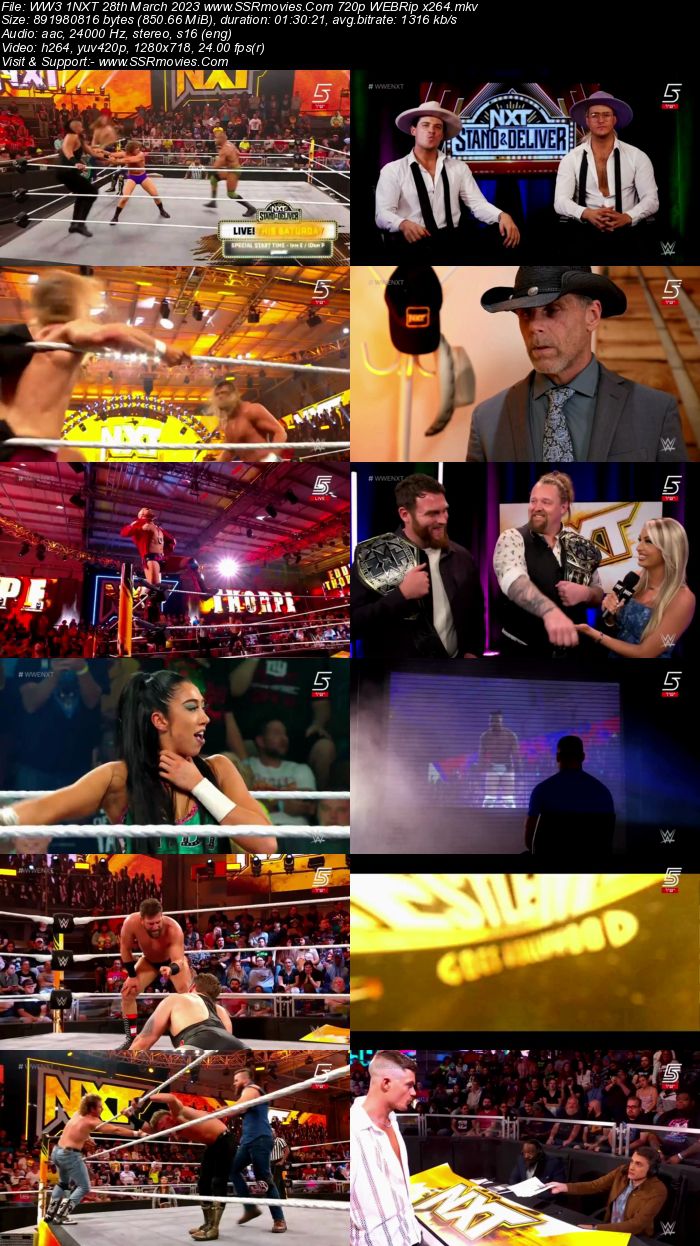 WWE NXT 28th March 2023 720p 480p WEBRip x264 Download