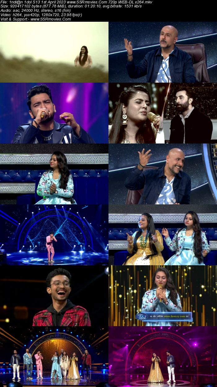 Indian Idol S13 1st April 2023 720p 480p WEB-DL x264 350MB Download