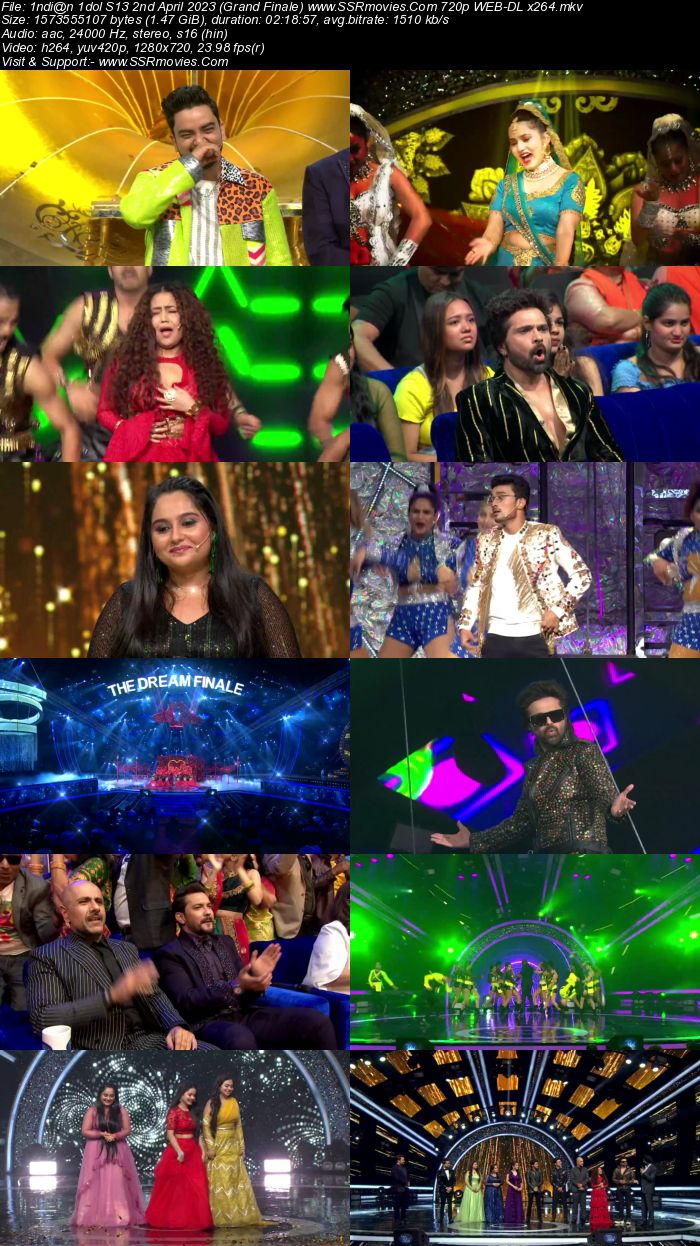 Indian Idol S13 2nd April 2023 (Grand Finale) 1080p 720p 480p WEB-DL x264 Download