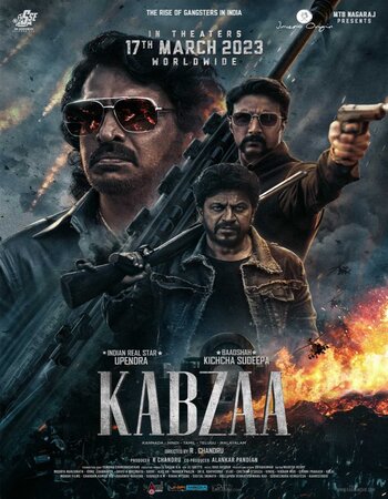 Kabzaa 2023 Dual Audio [Hindi (Cleaned) – Tamil ORG] 720p 1080p WEB-DL x264 AAC HC-ESub