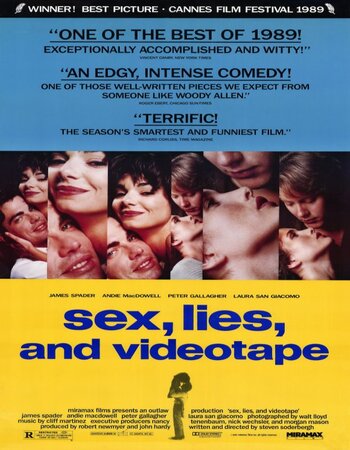 Sex, Lies, and Videotape 1989 Dual Audio [Hindi-English] 720p 1080p BluRay x264 ESubs Download