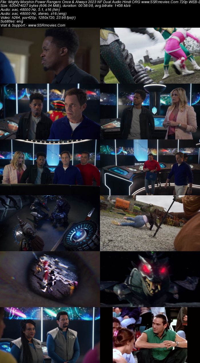 Mighty Morphin Power Rangers: Once & Always 2023 Dual Audio Hindi ORG 1080p 720p 480p WEB-DL x264 ESubs Full Movie Download