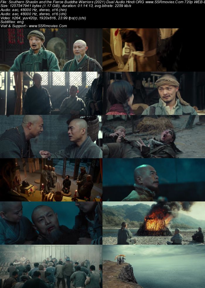 Southern Shaolin and the Fierce Buddha Warriors 2021 Dual Audio Hindi ORG 720p 480p WEB-DL x264 ESubs Full Movie Download